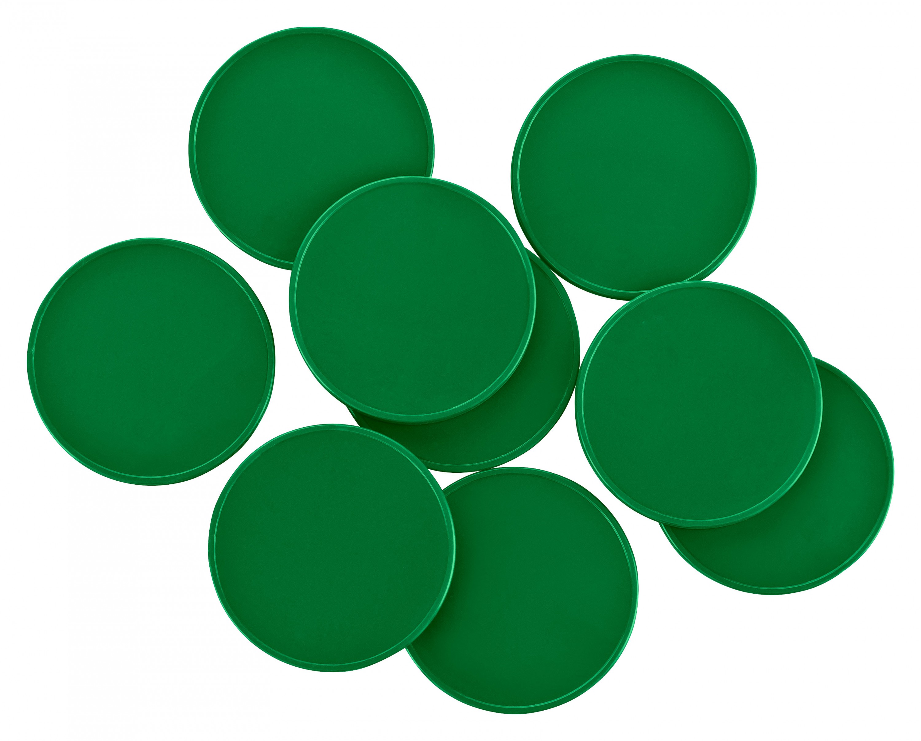 Kunststoffchips grün